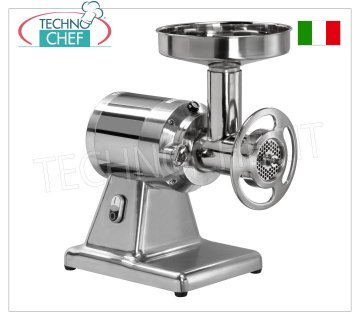 Fimar - Picadora de carne Tipo 22, Profesional con grupo triturador de ALUMINIO TOTALMENTE DESMONTABLE, mod.22/TE