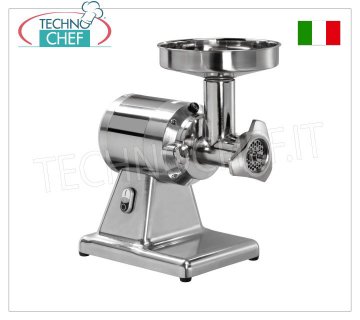 Fimar - Picadora de carne Tipo 12, Profesional con grupo triturador de acero inoxidable TOTALMENTE DESMONTABLE, mod.12/TS