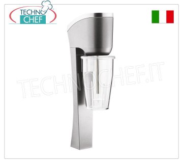 TECHNOCHEF - Batidor Profesional de Pared con Vaso de Policarbonato, Mod.MP98T