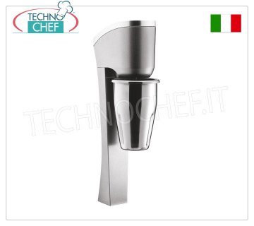 TECHNOCHEF - Batidor Profesional de Pared con Vaso de Acero Inoxidable, Mod.MP98