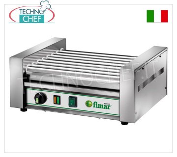 Fimar - COCINA DE SALCHICHAS con 8 rodillos de 35 cm, Mod. RW8
