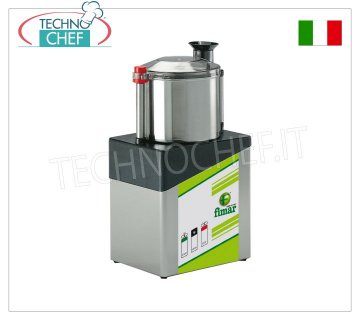 FIMAR - Technochef, Cortador Profesional de Acero Inoxidable con cuba de 3 litros, Mod.CL3
