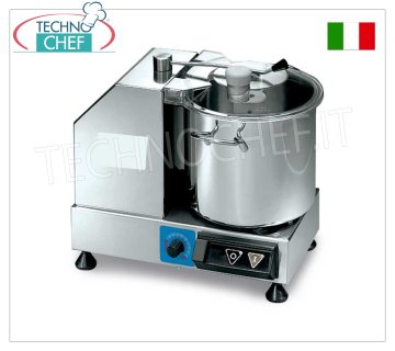 SIRMAN - Cortador de mesa con bol de 5,3 litros, Profesional en 3 Versiones