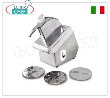 Cortador de Verduras Eléctrico Profesional de Sobremesa + Kit Discos DF2 - DTV - DT09, Línea TITANIUM