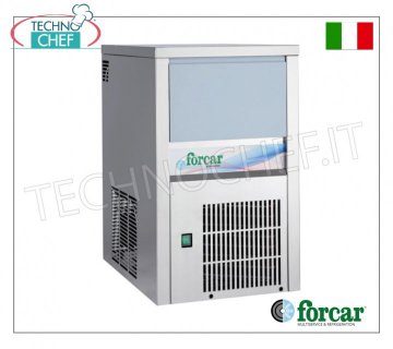 FORCAR - FABRICANTE DE HIELO en CUBOS COMPLETOS, rendimiento 20 Kg/24 horas, ALMACENAMIENTO 6 kg,