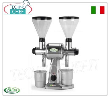 FAMA - Molinillo de Café Doble Profesional, rendimiento horario 10+10 Kg, mod.FCD