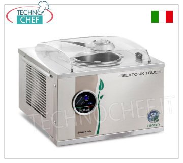 Congelador Profesional de Mantequilla en Acero Inoxidable, Superautomático, Serie Touch i-Green, Capacidad 5,6 lt, mod.GELATO4KTOUCH