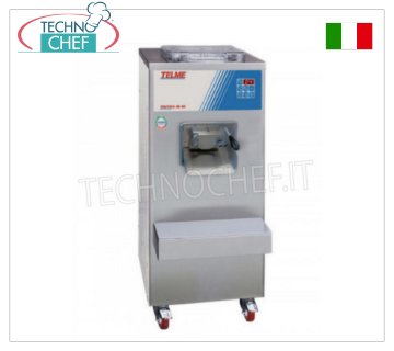 TECHNOCHEF - Mantecadora de helados profesional, 8 lt de capacidad, Mod.PRATICA42-60