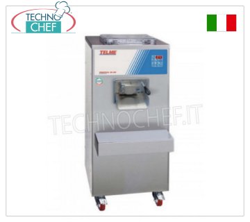 TECHNOCHEF - Mantecadora de helados profesional, 7 lt de capacidad, Mod.PRATICA35-50