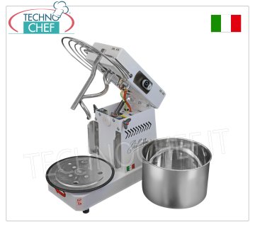 Famag GRILLETTA - Amasadora Espiral de 6 Kg (bandeja de 11 l), dimensión 510x290x390 h mm
