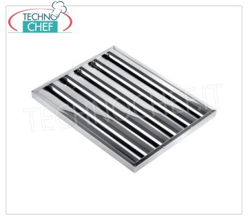 Filtro de grasa de acero inoxidable para campanas extractoras de tipo laberinto ANTI-LLAMA