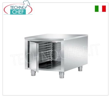 Base de apoyo para hornos con guías para 7 bandejas Gastro-Norm 2/1 (65x53 cm)