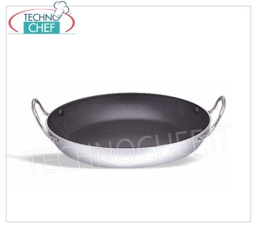 SARTEN DE ALUMINIO ANTIADHERENTE con ASAS DE ACERO INOXIDABLE, Línea Profesional