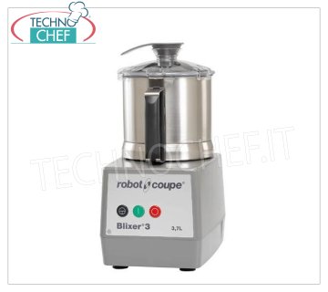 ROBOT COUPE - Cortador-Homogeneizador Blixer 3, tanque lt.3.7, 1 velocidad, dim.mm 242x304x444h