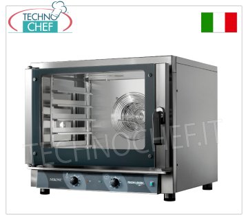 TECNODOM - Horno Eléctrico de Convección para 5 Bandejas GN 1/1 o 60x40 cm, dim.mm.840x910x750h