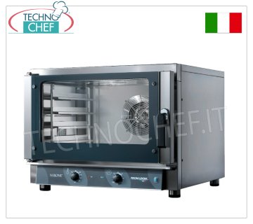 TECNODOM - Horno Eléctrico de Convección 4 Bandejas GN 1/1 o 60x40 cm, dim.mm.840x920x675h