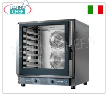 TECNODOM - Horno Eléctrico de Convección 7 Bandejas GN 1/1 o cm 60x40, dim.mm.840x920x935h