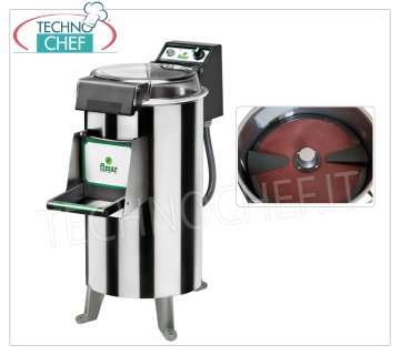 FIMAR - Technochef, Pelador de patatas profesional, Capacidad de carga 10 kg, Mod.PPN/10