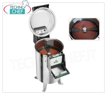 FIMAR - Technochef, Pelador de patatas profesional, Capacidad de carga 18 kg, Mod.PPN/18