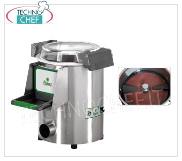 FIMAR - Technochef, Pelador de patatas profesional, Capacidad de carga 5 kg, Mod.PPN/5