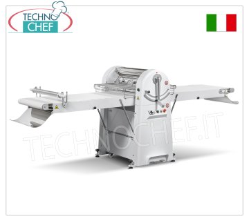 LAMINADORA DE PASTA con CINTAS 71x60 cm, Mesas Extraibles, mod. SF-600-71