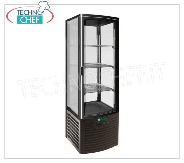 Vitrina refrigerada para bebidas, 1 puerta, ventilada, temp.+2°/+8°C, lt.235, clase C, Mod.LSC235B