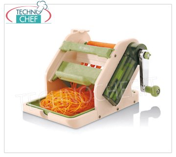 Cortador de verduras para espaguetis en plástico ABS, dim.mm.240x230x180h
