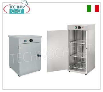 Calientaplatos con una puerta, fabricado en chapa de acero inoxidable