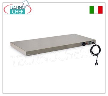 Superficie de mantenimiento en caliente de acero inoxidable, dim.mm 1320x530x60h