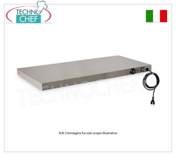 Superficie de mantenimiento en caliente de acero inoxidable, dim.mm 1000x500x60h