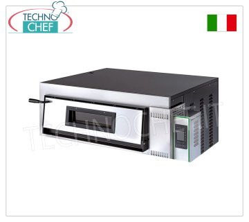 FIMAR - Horno eléctrico de pizza para 4 pizzas de 35cm, 1 cámara de 72x72cm,