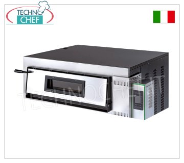 FIMAR - Horno eléctrico de pizza para 6 pizzas de 35cm, 1 cámara de 72x108cm,