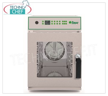 FIMAR - HORNO DE CONVECCIÓN CON VAPOR DIRECTO, ELÉCTRICO DIGITAL, 6 BANDEJAS GN 1/1 (530x325 mm), dim.mm.532x860x748h