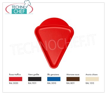 Bandeja mini triangular de polipropileno apto para uso alimentario, Designer Collection