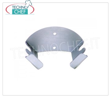 GI.METAL - Soporte de pared de 2 cuchillas, Mod.102195 Cuelgue la pala de pared en aluminio anodizado, capacidad de 2 cuchillas.