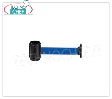 Sistema murale inox, nastro blu