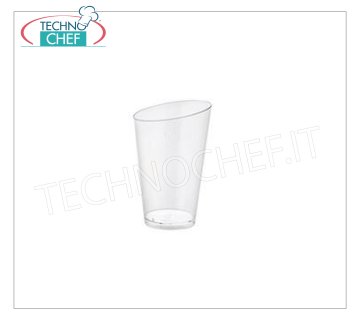 Fiesta - Hora feliz Vaso línea FINGER FOOD monodosis de poliestireno transparente CC.70 -- Pack de 25 piezas