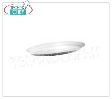 MPS PORCELLANE SARONNO - Bandeja expositora ovalada de peces en porcelana blanca, cm.70x32