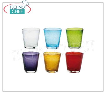 Vasos para Bar - Disco VASO DE AGUA TRANSPARENTE, Colección Bubbles