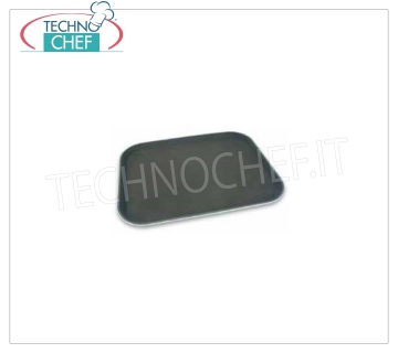 Bandejas antideslizantes para servicio de bar. Bandeja antideslizante rectangular negra, cm.38x51