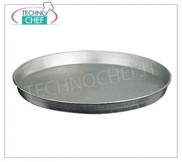 Bandeja de horno redonda en acero aluminizado,