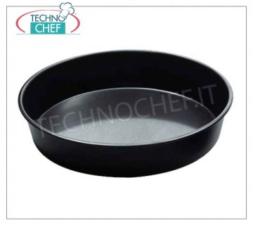 Molde para pizza redondo de chapa azul,