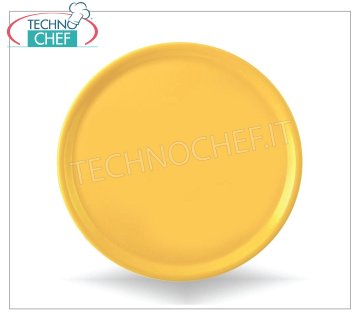 SATURNIA - PLATO PARA PIZZA - Colección NAPOLI color AMARILLO en Porcelana