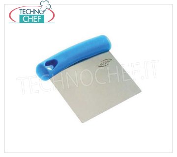 Technochef - Espátula - Cortador de acero inoxidable, cuchilla flexible, 10 cm. Cortador con cuchilla flexible de acero inoxidable, tamaño 10x10 cm (producto colgante).