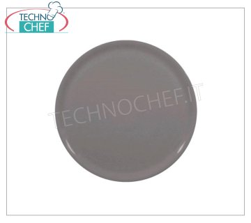 SATURNIA - PLATO PARA PIZZA cm 33 - Colección NAPOLI color GRIS en Porcelana