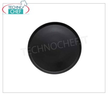 PLATO PARA PIZZA DE 33,5 cm, color NEGRO, en Gres Opaco