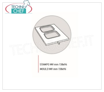 Euromatic - Molde con 2 impresiones de mm 138X96