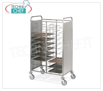 Carros portabandejas con guías universales, para bandejas GN 1/1 y EN 1/1