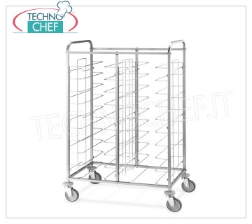 Carro universal para bandejas autoservicio, capacidad 30 bandejas, Mod. 1480U