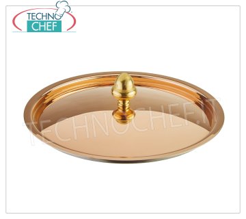 Technochef - TAPA DE COBRE DE TRIPLE CAPA, Ø 28 cm